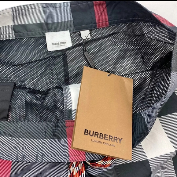 Burberry Men's Swimwear Check Swim Shorts Swim Trunks - Picture 6 of 8
